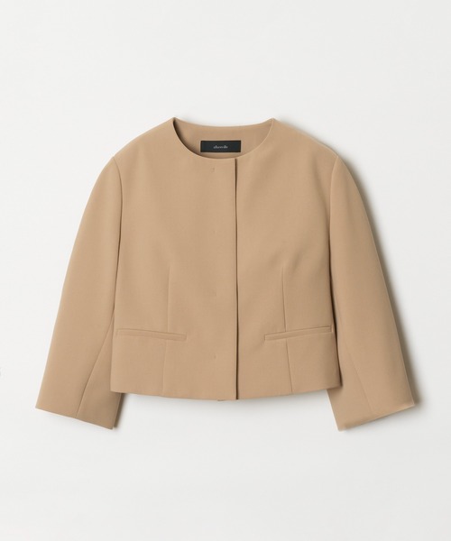 allureville（アルアバイル） ノーカラージャケット 1 ブラック