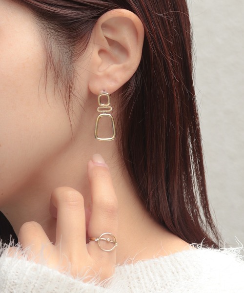 NOIR DE POUPEE（ノワールドプーペ） ピアス silver925 Quiet Shine