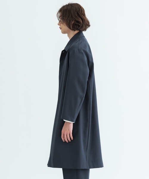 「CITY」 ステンカラーコート 2 ブラック メンズ_画像4