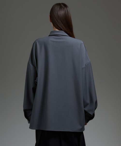 「cussil」 長袖シャツ L ブラック メンズ_画像3