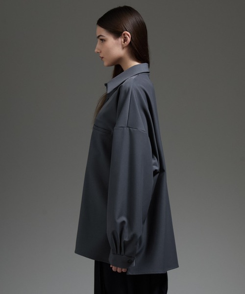 「cussil」 長袖シャツ L ブラック メンズ_画像4