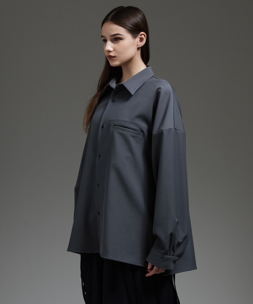 「cussil」 長袖シャツ L ブラック メンズ_画像5