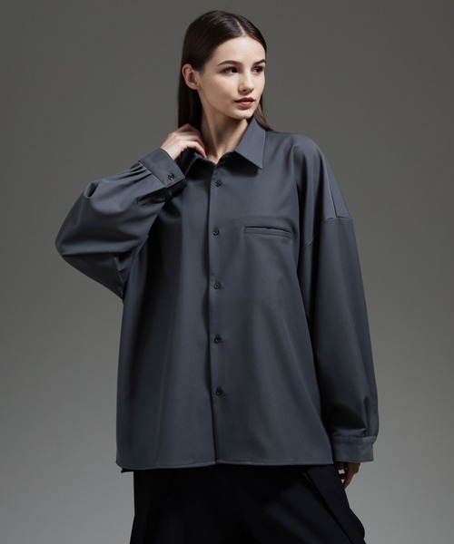 「cussil」 長袖シャツ L ブラック メンズ_画像6