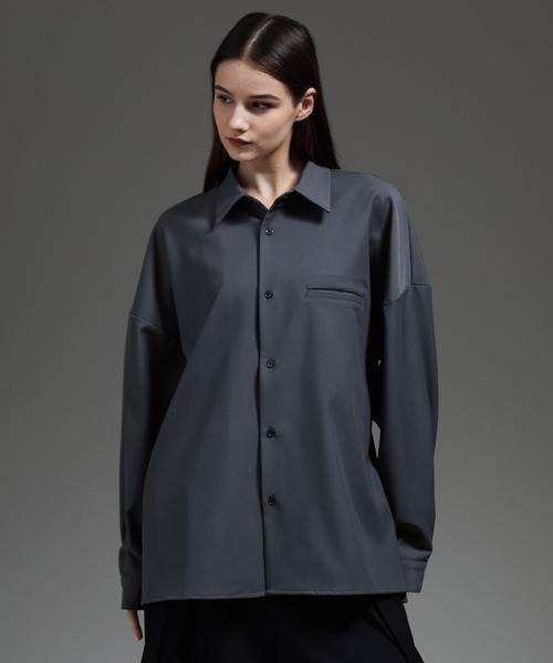 「cussil」 長袖シャツ L ブラック メンズ_画像9