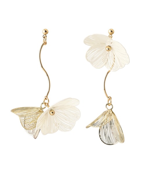 ANEMONE（アネモネ） ピアス フラワーアシメピアス レディース