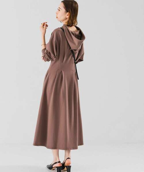 【新品未使用】URBAN RESEARCH ロングワンピース URBAN RESEARCH ROSSO WOMEN」 長袖ワンピース FREE ブラック