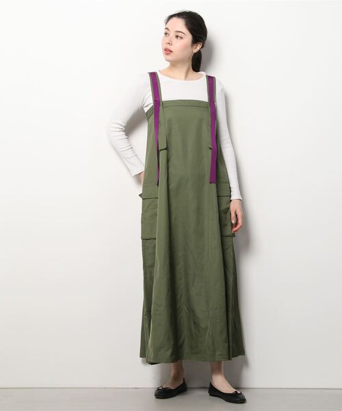 「CAROLINA GLASER」 キャミソールワンピース SMALL ブラック レディース_画像2