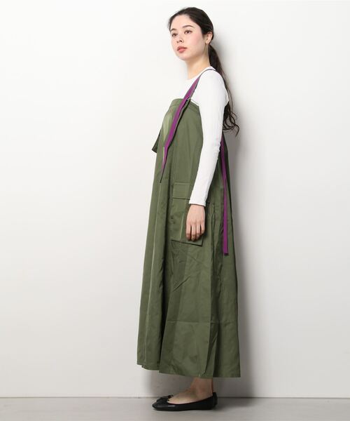 「CAROLINA GLASER」 キャミソールワンピース SMALL ブラック レディース_画像3