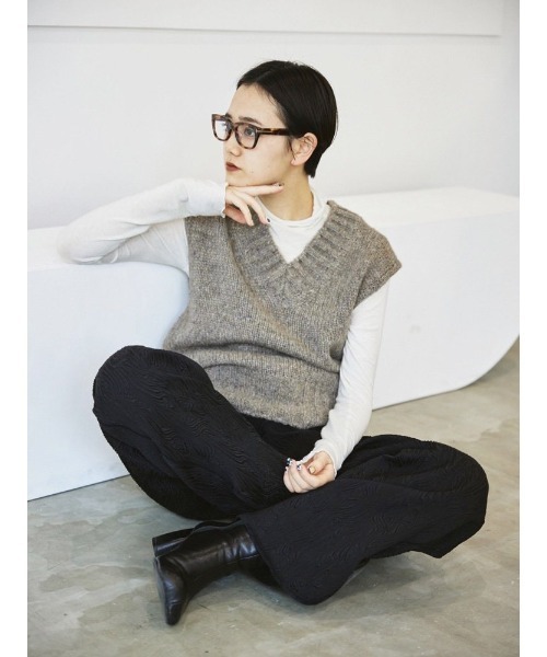 TODAYFUL 「TODAYFUL」 ニットベスト FREE ベージュ レディース