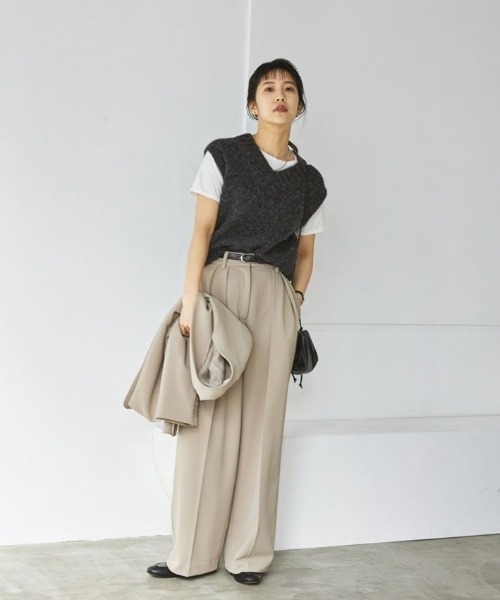 TODAYFUL ニットベスト ベージュ系 TODAYFUL 「TODAYFUL」 ニットベスト FREE ベージュ レディース