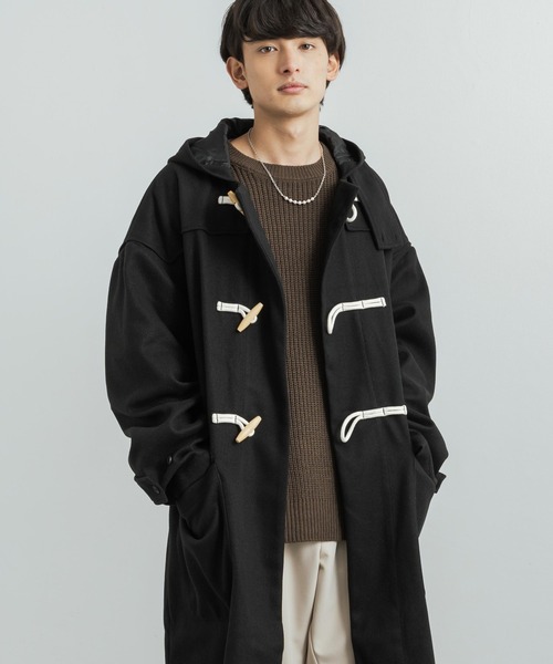 「Rocky Monroe」 「Beno」ダッフルコート L ブラック メンズ_画像4