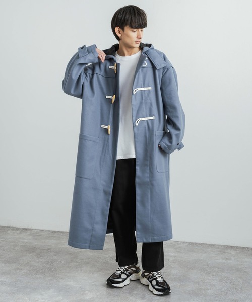 「Rocky Monroe」 「Beno」ダッフルコート L ブラック メンズ_画像9