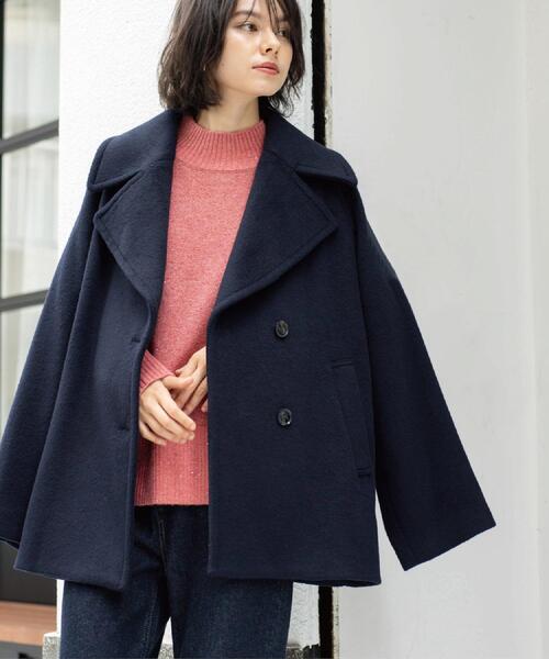 「OPAQUE.CLIP」 ピーコート 36 ベージュ レディース_画像2