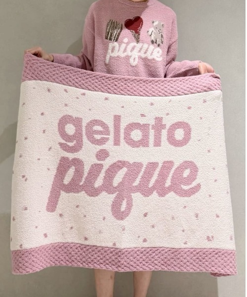 gelato pique（ジェラートピケ） ブランケット 「Valentine」クッキー