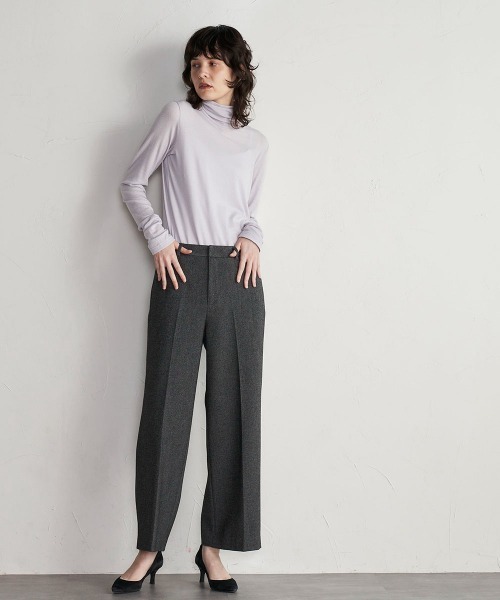 「la.f…」 長袖カットソー 9号 ホワイト レディース_画像2