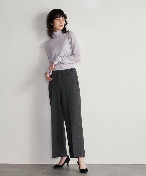 「la.f…」 長袖カットソー 9号 ホワイト レディース_画像3