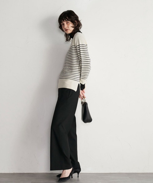 「la.f…」 長袖カットソー 9号 ホワイト レディース_画像7