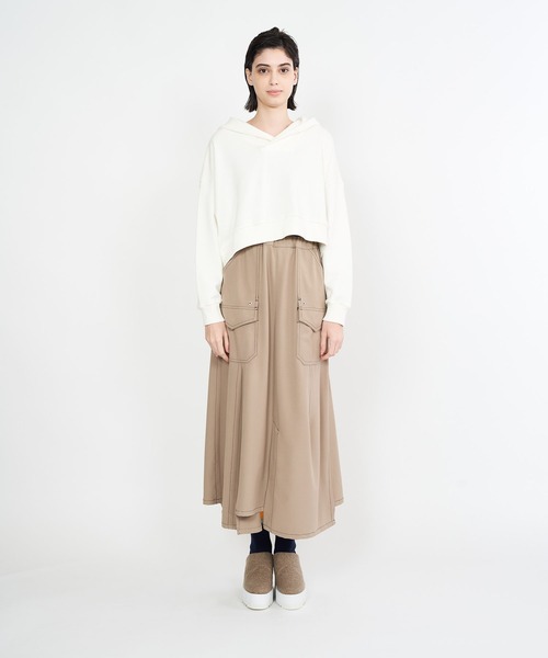 「gomme」 プルオーバーパーカー MEDIUM ブラック レディース_画像3