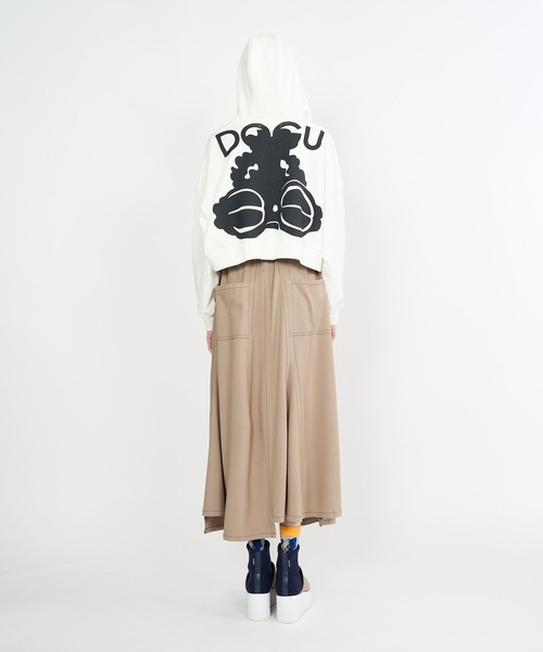 「gomme」 プルオーバーパーカー MEDIUM ブラック レディース_画像5