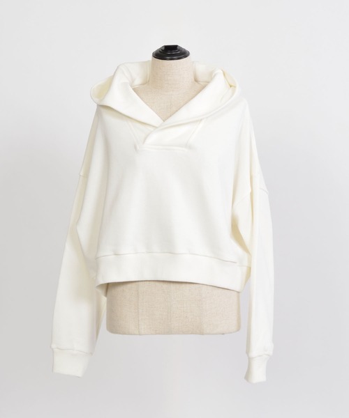 「gomme」 プルオーバーパーカー MEDIUM ブラック レディース_画像6