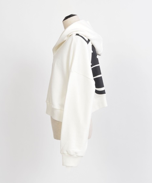 「gomme」 プルオーバーパーカー MEDIUM ブラック レディース_画像7