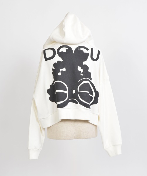 「gomme」 プルオーバーパーカー MEDIUM ブラック レディース_画像8