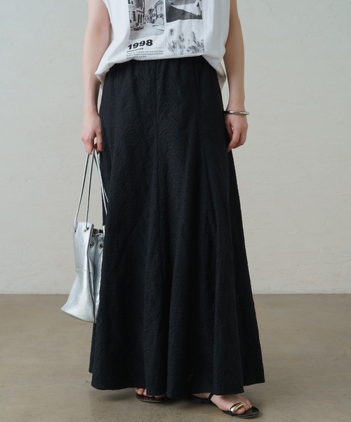 Loungedress（ラウンジドレス） フレアスカート FREE ブラック