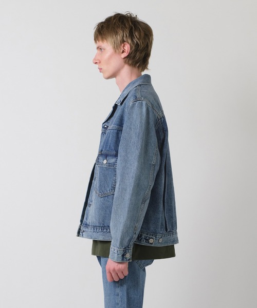 「501」 デニムジャケット S インディゴブルー メンズ_画像3