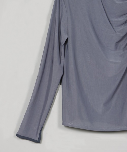 「&g'aime」 長袖ブラウス FREE ホワイト レディース_画像9