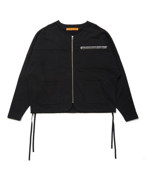 「STUDIO SEVEN」 カーディガン MEDIUM ブラック メンズ_画像3