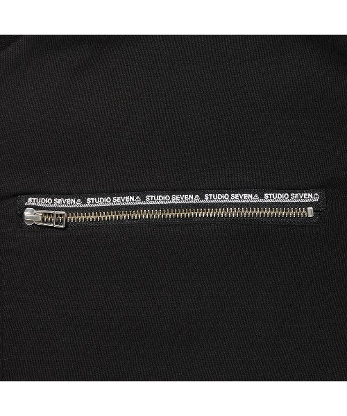 「STUDIO SEVEN」 カーディガン MEDIUM ブラック メンズ_画像7