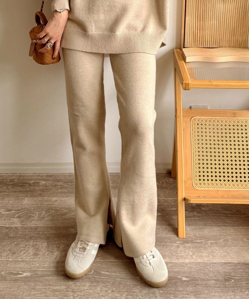 「NOAHL」 イージーパンツ M チャコール レディース_画像2