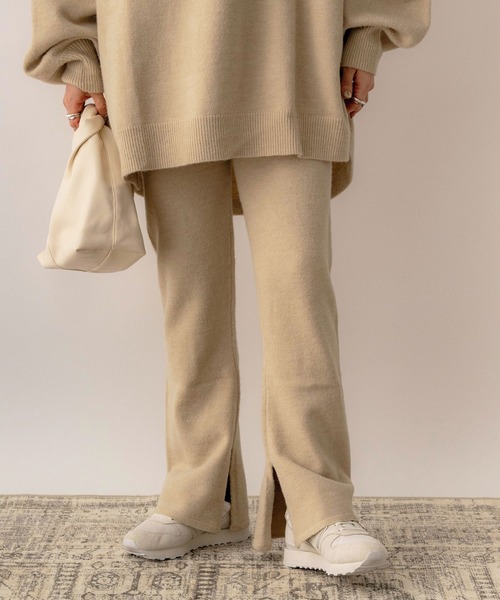 「NOAHL」 イージーパンツ M チャコール レディース_画像6