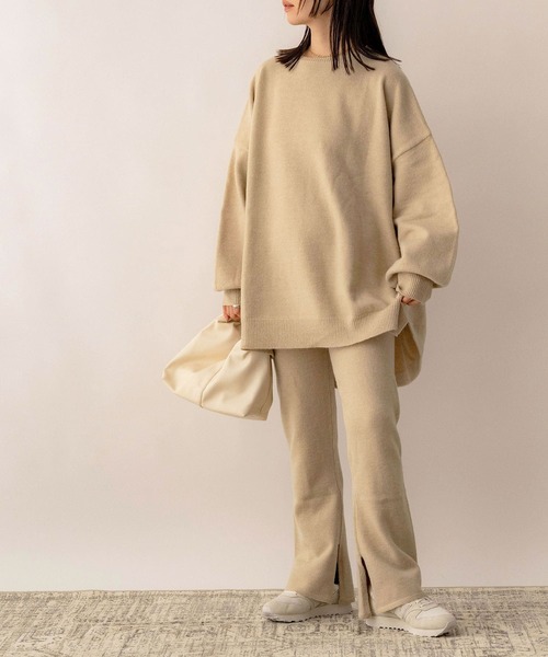 「NOAHL」 イージーパンツ M チャコール レディース_画像8