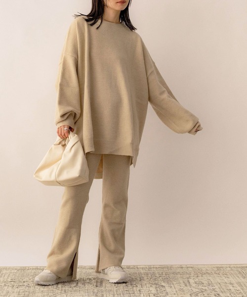 「NOAHL」 イージーパンツ M チャコール レディース_画像9