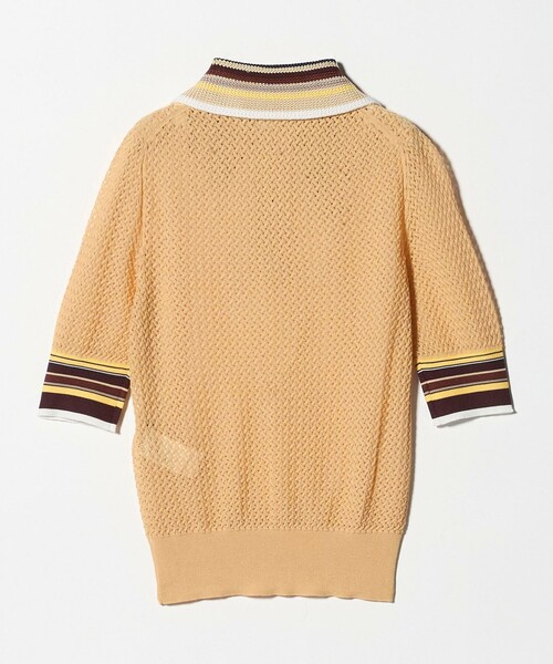 【美品】TOGA PULLA ミックスジャガードニットドレス M相当 TOGA PULLA（トーガ プルラ） ニット セーター 「TOGA PULLA」レース
