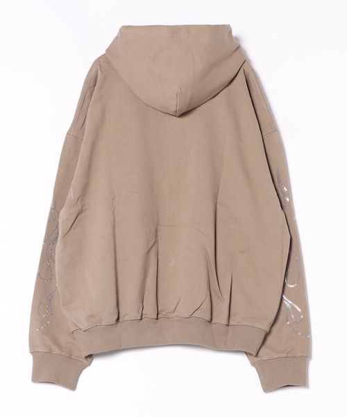 「Paragraph」 プルオーバーパーカー FREE ベージュ メンズ_画像7