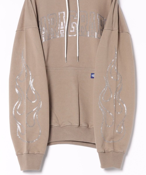 「Paragraph」 プルオーバーパーカー FREE ベージュ メンズ_画像8