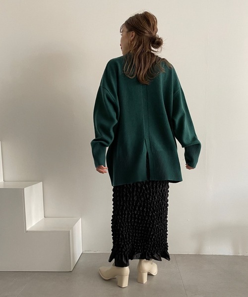 「LOWRYS FARM」 長袖ニット FREE ブルー レディース_画像5