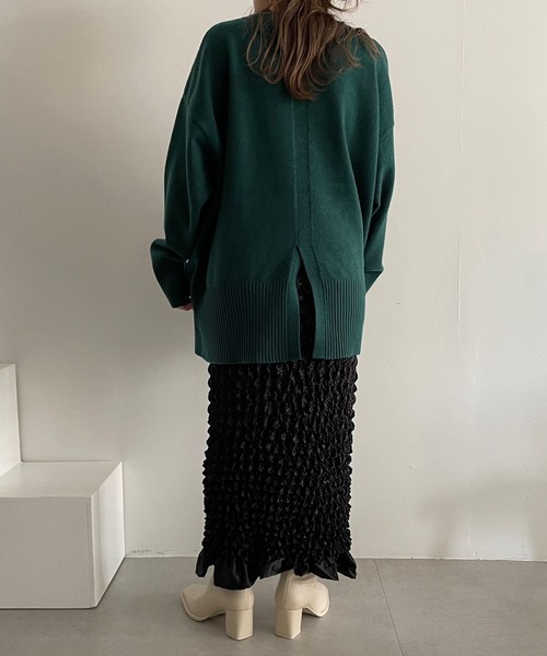 「LOWRYS FARM」 長袖ニット FREE ブルー レディース_画像6