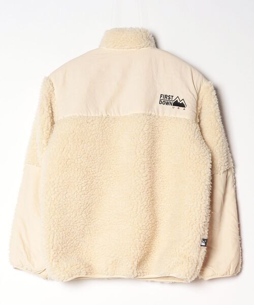 「FIRST DOWN」 ブルゾン S オフホワイト メンズ_画像2