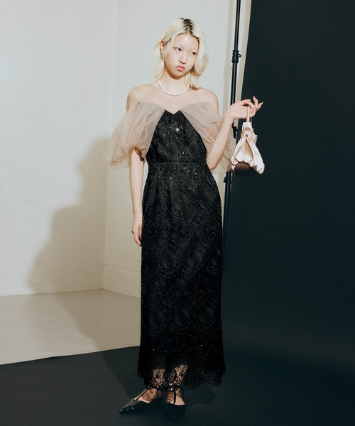 darial ジャガードチュールドレス darial（ダリアル） ドレス : ZOZOTOWN Yahoo!店 - 通販 - Yahoo