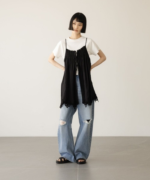 新品未使用2WAYバテンレースミニワンピース　ローリーズファーム LOWRYS FARM｜2WAYバテンレースミニワンピース | Rakuten Fashion(楽天