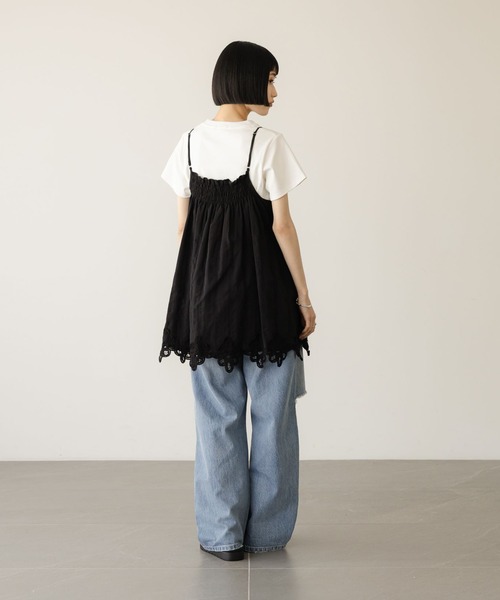 LOWRYSFARM 2WAYバテンレースミニワンピース♪ブラック♪新品未使用 LOWRYS FARM（ローリーズファーム） ワンピース 2WAYバテンレース