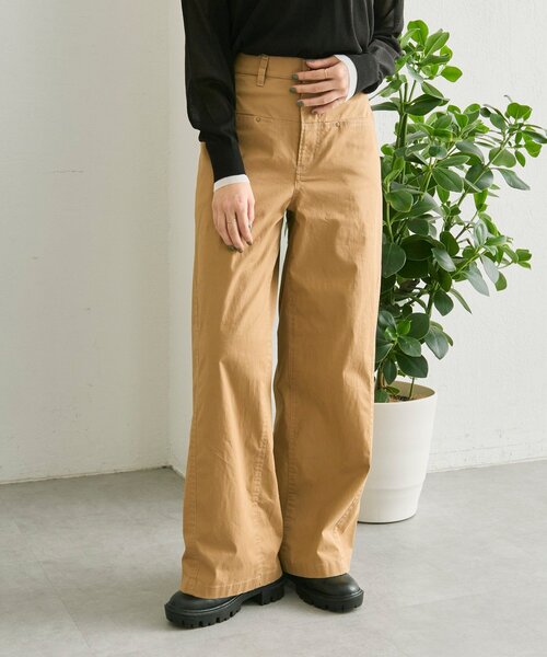 ear PAPILLONNER（イア パピヨネ） パンツ 切替パンツ「SUM1 STYLE