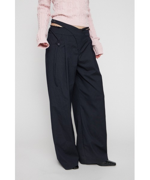 LAGUA GEM（ラグアジェム） ワイドパンツ スラックス パンツ WAIST