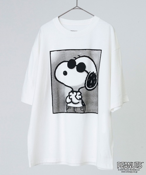 SNOOPY（スヌーピー） tシャツ PEANUTS JOE COOL Tシャツ メンズ