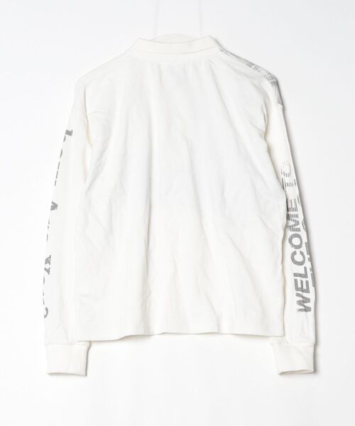 「X-girl」 長袖ポロシャツ 1 ホワイト レディース_画像2