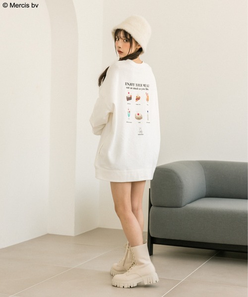 「Miffy」 スウェットカットソー「OLIVE des OLIVEコラボ」 FREE オフホワイト レディース_画像2
