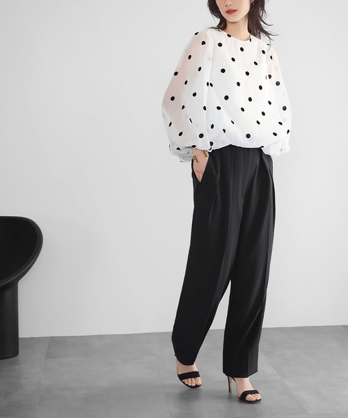 「ELFRANK」 長袖ブラウス FREE ブラック レディース_画像6